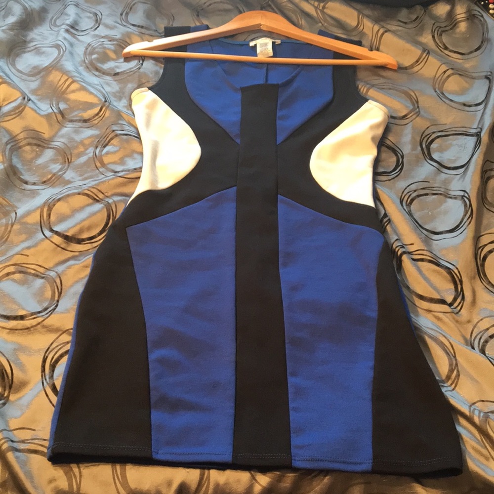 Mini bodycon dress.